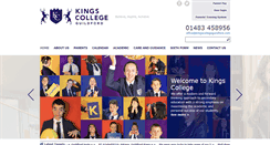 Desktop Screenshot of kingscollegeguildford.com